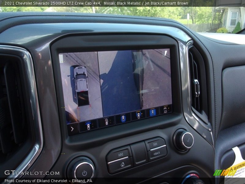 Mosaic Black Metallic / Jet Black/Carhartt Brown 2021 Chevrolet Silverado 2500HD LTZ Crew Cab 4x4
