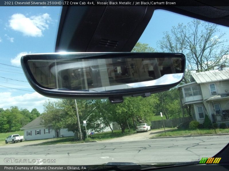 Mosaic Black Metallic / Jet Black/Carhartt Brown 2021 Chevrolet Silverado 2500HD LTZ Crew Cab 4x4
