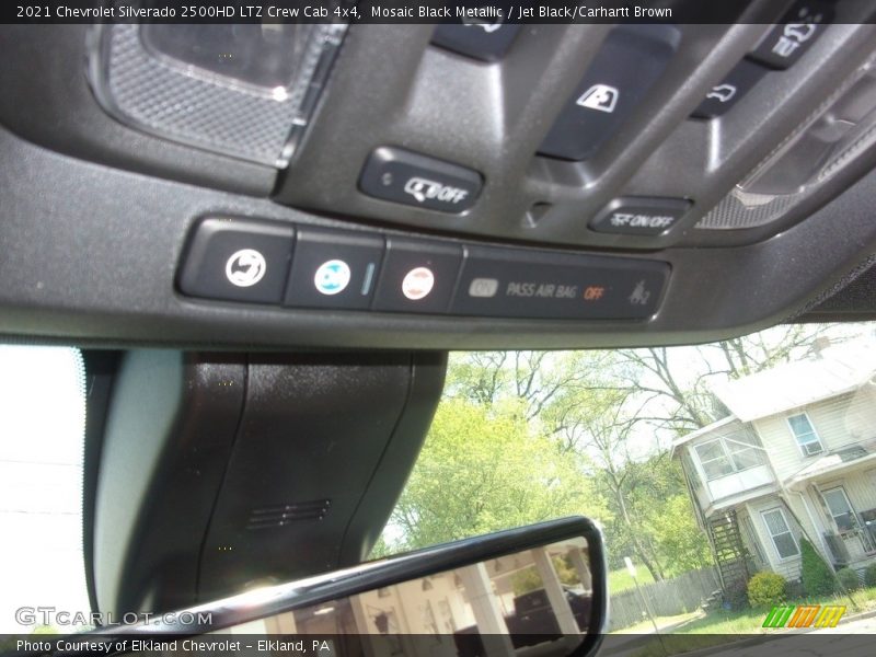 Mosaic Black Metallic / Jet Black/Carhartt Brown 2021 Chevrolet Silverado 2500HD LTZ Crew Cab 4x4