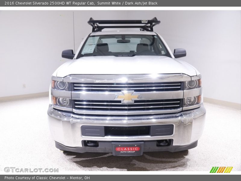 Summit White / Dark Ash/Jet Black 2016 Chevrolet Silverado 2500HD WT Regular Cab