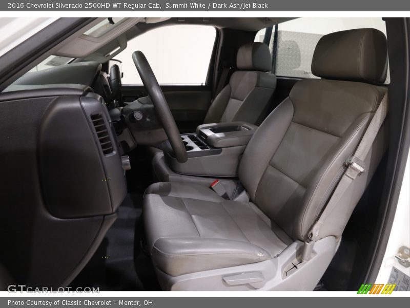 Front Seat of 2016 Silverado 2500HD WT Regular Cab