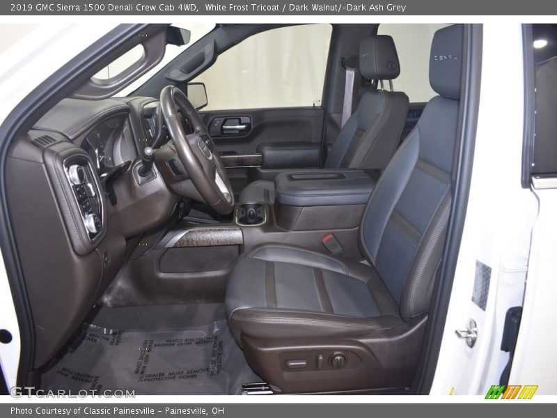 White Frost Tricoat / Dark Walnut/­Dark Ash Grey 2019 GMC Sierra 1500 Denali Crew Cab 4WD