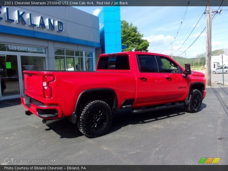 Red Hot / Jet Black 2021 Chevrolet Silverado 2500HD LTZ Crew Cab 4x4