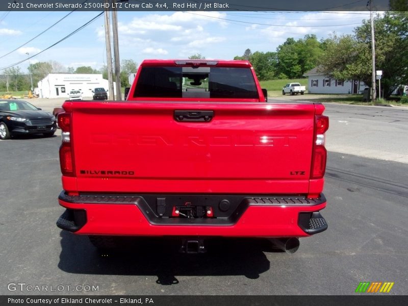 Red Hot / Jet Black 2021 Chevrolet Silverado 2500HD LTZ Crew Cab 4x4