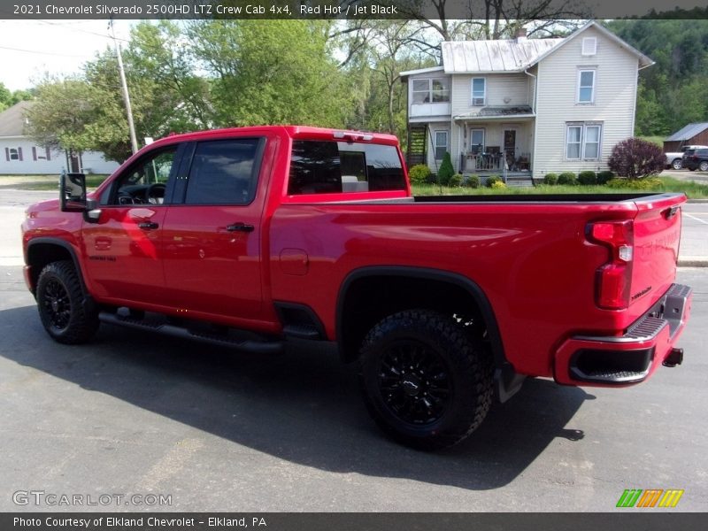 Red Hot / Jet Black 2021 Chevrolet Silverado 2500HD LTZ Crew Cab 4x4