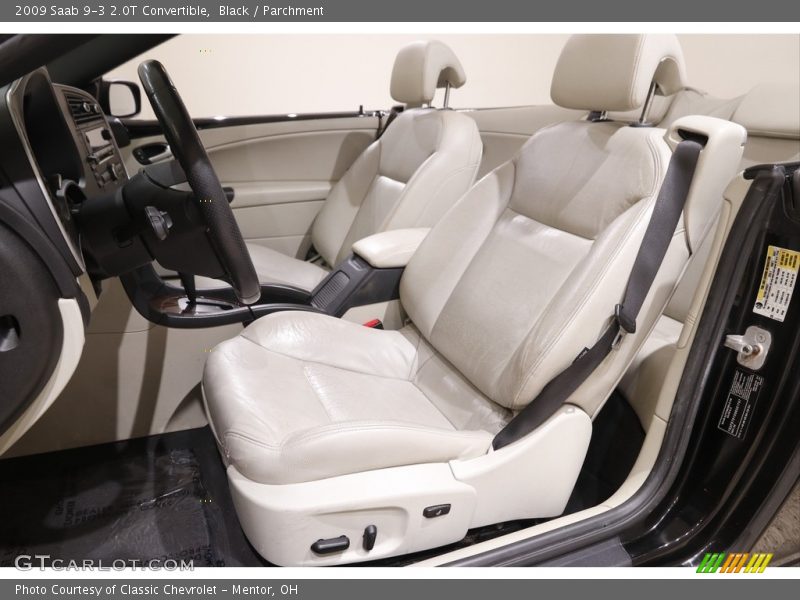 Front Seat of 2009 9-3 2.0T Convertible