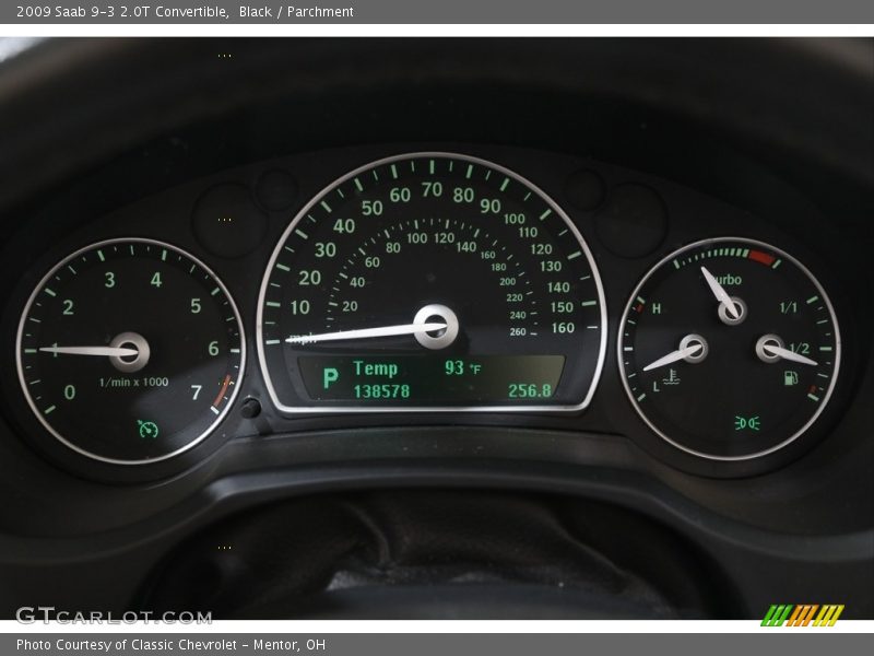  2009 9-3 2.0T Convertible 2.0T Convertible Gauges