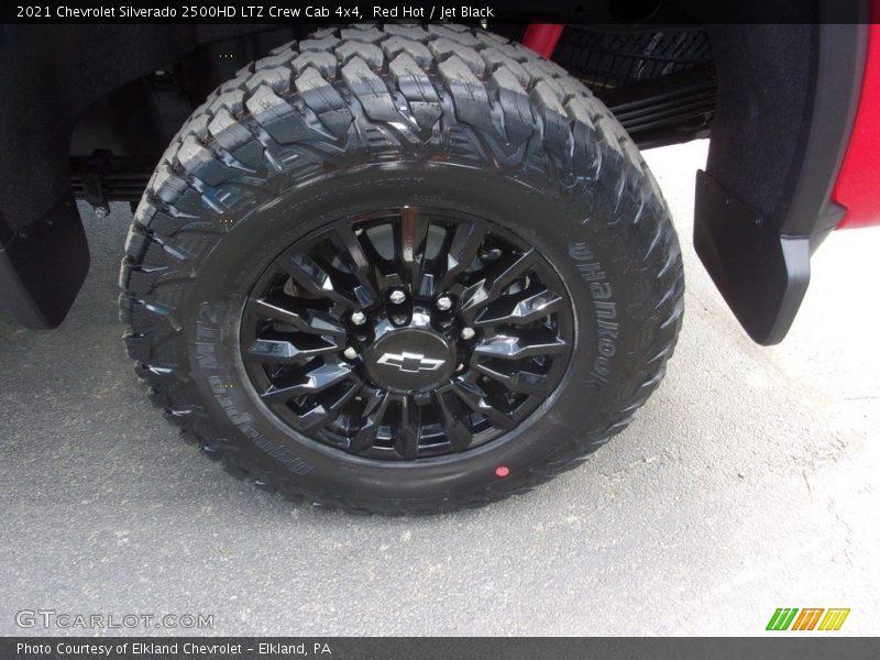 Red Hot / Jet Black 2021 Chevrolet Silverado 2500HD LTZ Crew Cab 4x4
