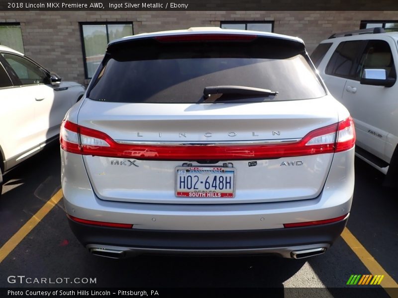Ingot Silver Metallic / Ebony 2018 Lincoln MKX Premiere AWD