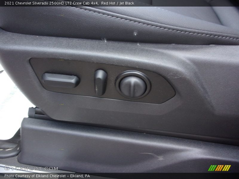 Red Hot / Jet Black 2021 Chevrolet Silverado 2500HD LTZ Crew Cab 4x4