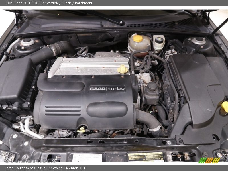  2009 9-3 2.0T Convertible Engine - 2.0 Liter Turbocharged DOHC 16-Valve 4 Cylinder
