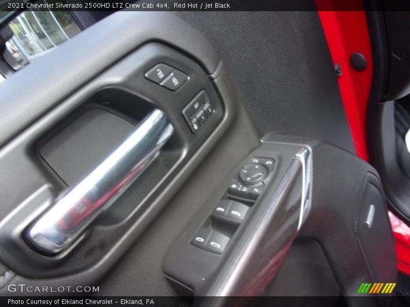 Red Hot / Jet Black 2021 Chevrolet Silverado 2500HD LTZ Crew Cab 4x4