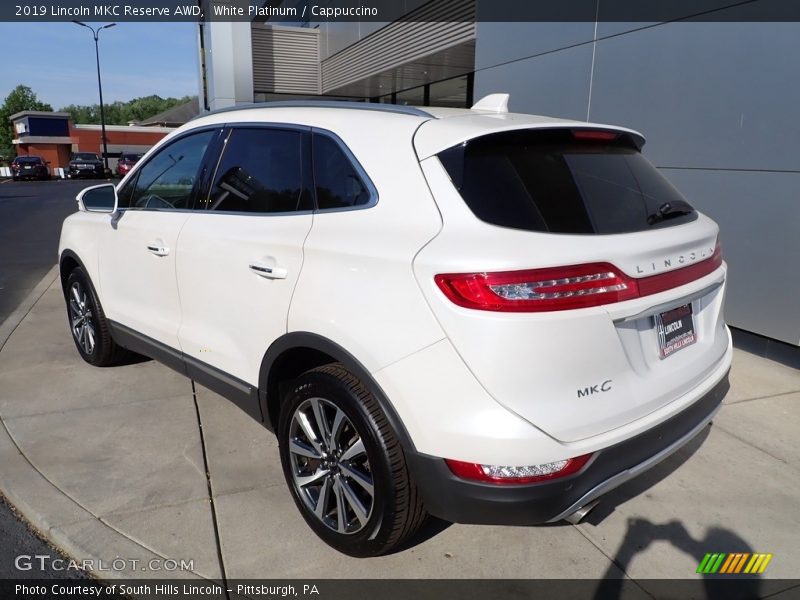 White Platinum / Cappuccino 2019 Lincoln MKC Reserve AWD