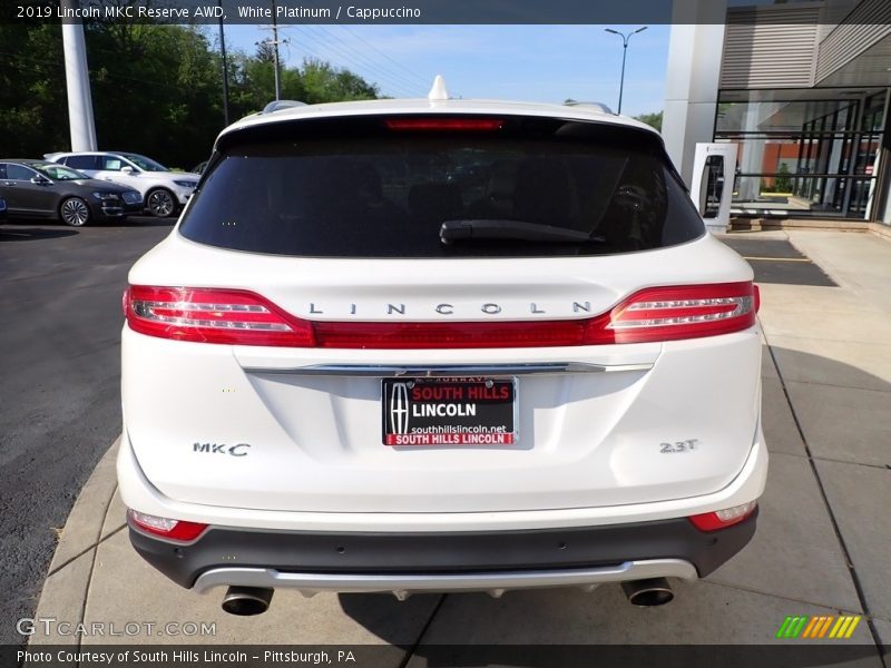 White Platinum / Cappuccino 2019 Lincoln MKC Reserve AWD
