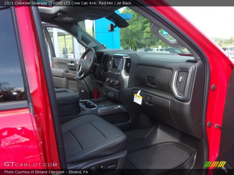 Red Hot / Jet Black 2021 Chevrolet Silverado 2500HD LTZ Crew Cab 4x4