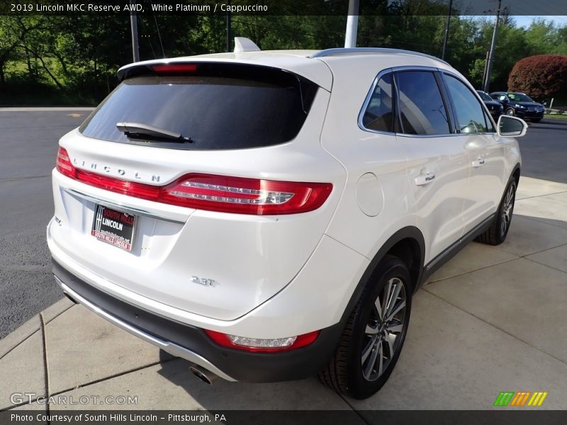 White Platinum / Cappuccino 2019 Lincoln MKC Reserve AWD