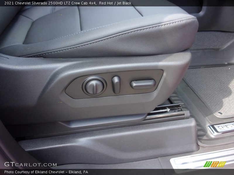 Red Hot / Jet Black 2021 Chevrolet Silverado 2500HD LTZ Crew Cab 4x4
