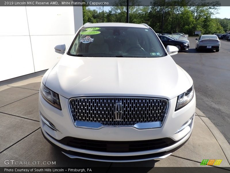 White Platinum / Cappuccino 2019 Lincoln MKC Reserve AWD