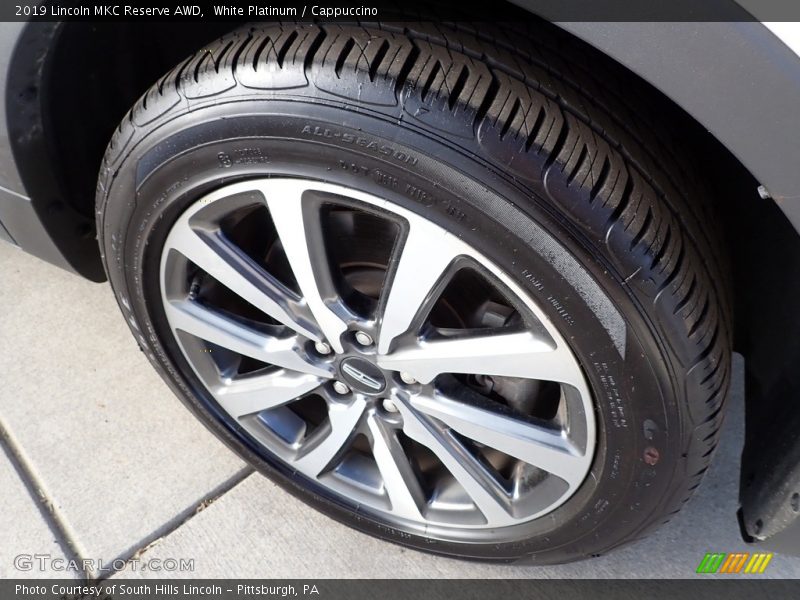 White Platinum / Cappuccino 2019 Lincoln MKC Reserve AWD