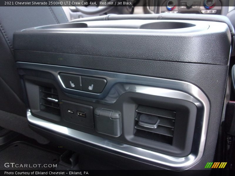 Red Hot / Jet Black 2021 Chevrolet Silverado 2500HD LTZ Crew Cab 4x4