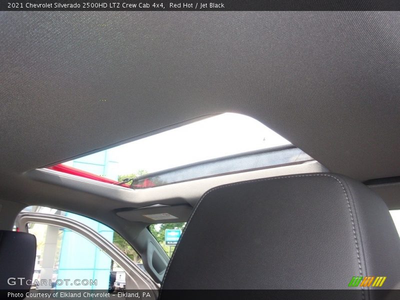 Red Hot / Jet Black 2021 Chevrolet Silverado 2500HD LTZ Crew Cab 4x4