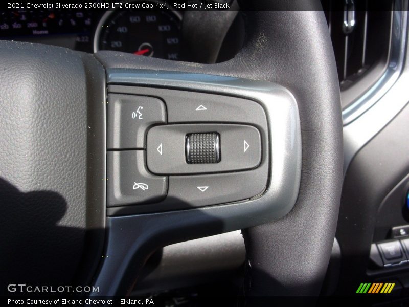 Red Hot / Jet Black 2021 Chevrolet Silverado 2500HD LTZ Crew Cab 4x4