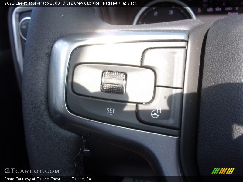 Red Hot / Jet Black 2021 Chevrolet Silverado 2500HD LTZ Crew Cab 4x4