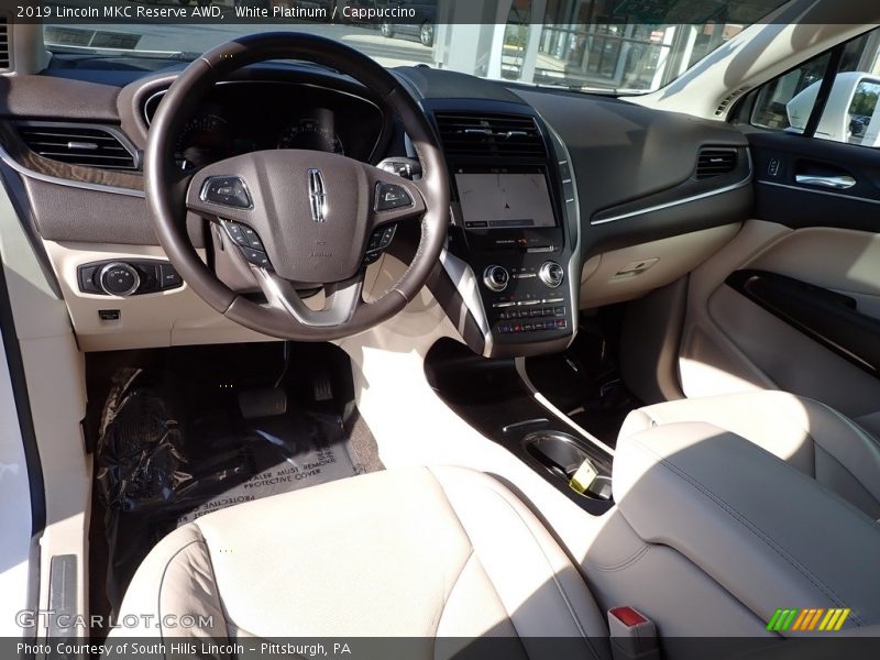 White Platinum / Cappuccino 2019 Lincoln MKC Reserve AWD
