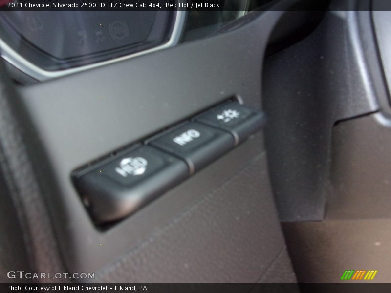 Red Hot / Jet Black 2021 Chevrolet Silverado 2500HD LTZ Crew Cab 4x4