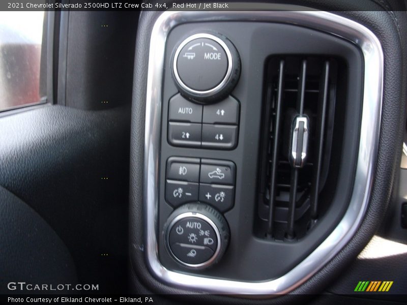 Red Hot / Jet Black 2021 Chevrolet Silverado 2500HD LTZ Crew Cab 4x4