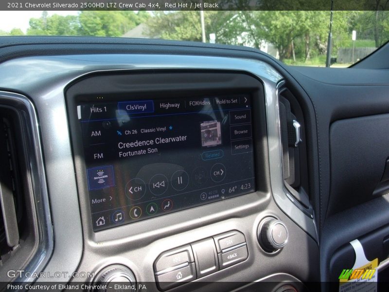 Red Hot / Jet Black 2021 Chevrolet Silverado 2500HD LTZ Crew Cab 4x4