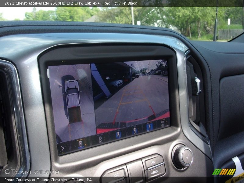 Red Hot / Jet Black 2021 Chevrolet Silverado 2500HD LTZ Crew Cab 4x4