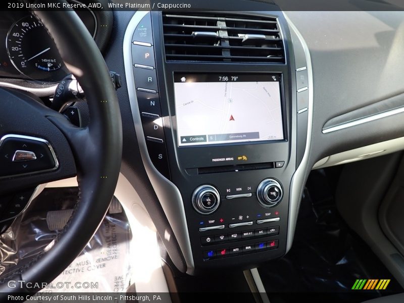 White Platinum / Cappuccino 2019 Lincoln MKC Reserve AWD