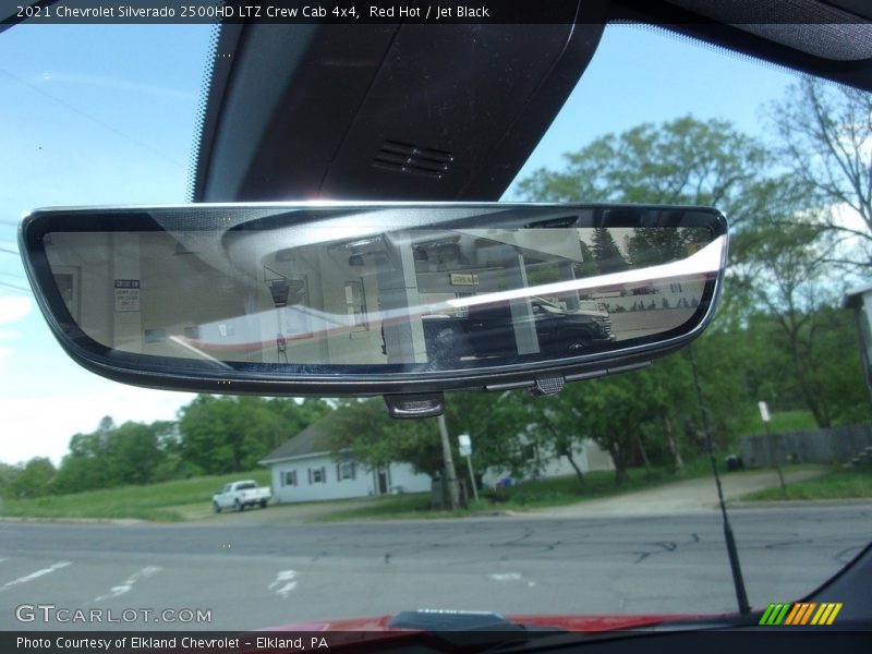 Red Hot / Jet Black 2021 Chevrolet Silverado 2500HD LTZ Crew Cab 4x4