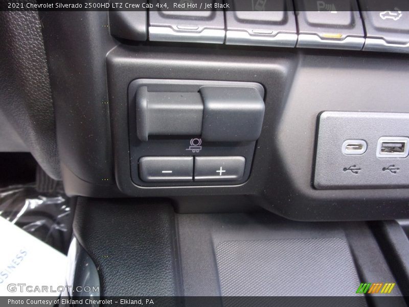Red Hot / Jet Black 2021 Chevrolet Silverado 2500HD LTZ Crew Cab 4x4