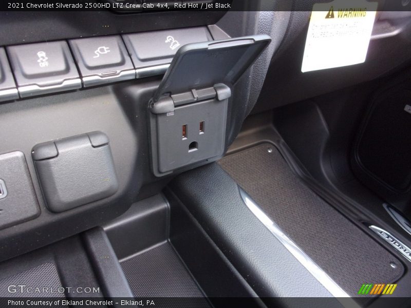 Red Hot / Jet Black 2021 Chevrolet Silverado 2500HD LTZ Crew Cab 4x4