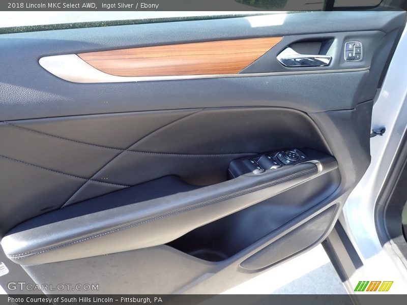 Ingot Silver / Ebony 2018 Lincoln MKC Select AWD