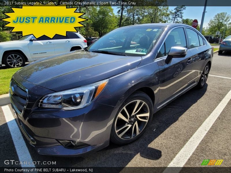 Carbide Gray Metallic / Sport Two-Tone Gray 2017 Subaru Legacy 2.5i Sport