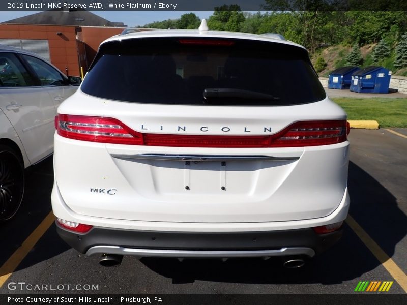 White Platinum / Ebony 2019 Lincoln MKC Reserve AWD