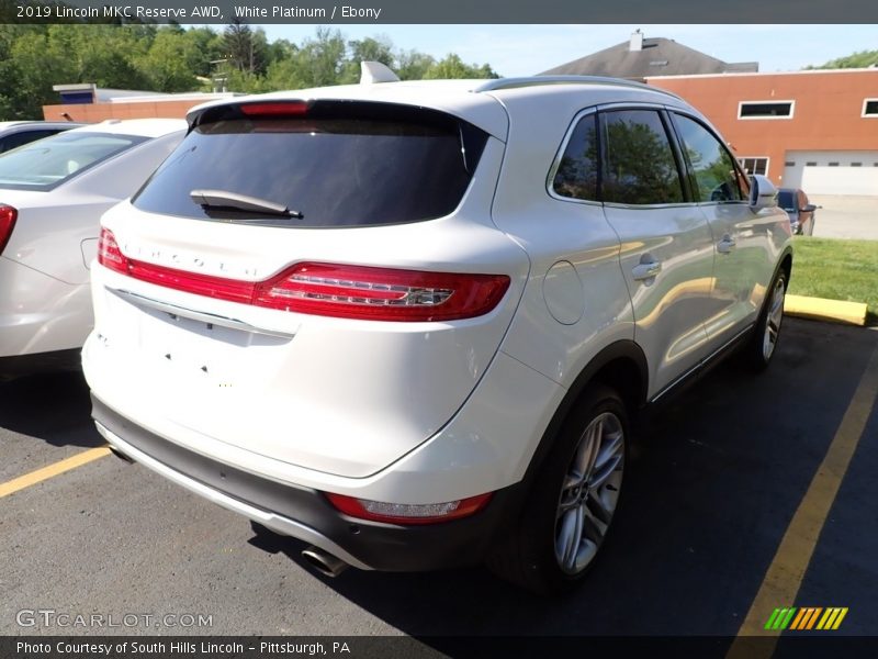 White Platinum / Ebony 2019 Lincoln MKC Reserve AWD