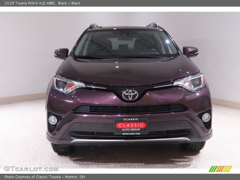 Black / Black 2018 Toyota RAV4 XLE AWD