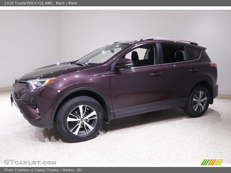 Black / Black 2018 Toyota RAV4 XLE AWD