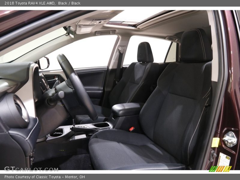 Black / Black 2018 Toyota RAV4 XLE AWD