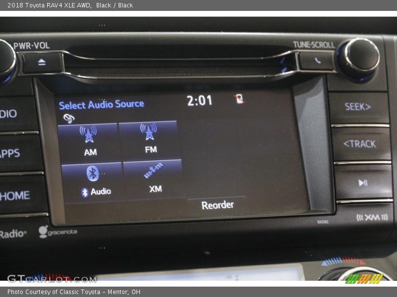 Black / Black 2018 Toyota RAV4 XLE AWD