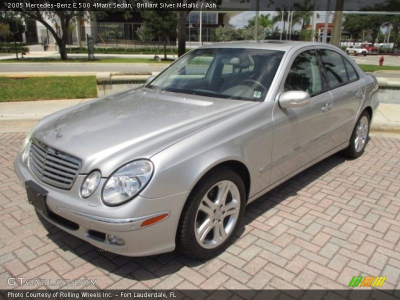 Brilliant Silver Metallic / Ash 2005 Mercedes-Benz E 500 4Matic Sedan