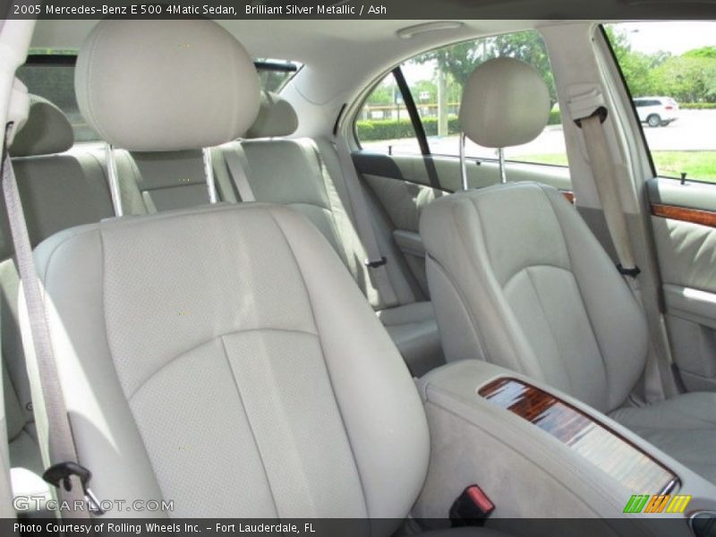 Brilliant Silver Metallic / Ash 2005 Mercedes-Benz E 500 4Matic Sedan