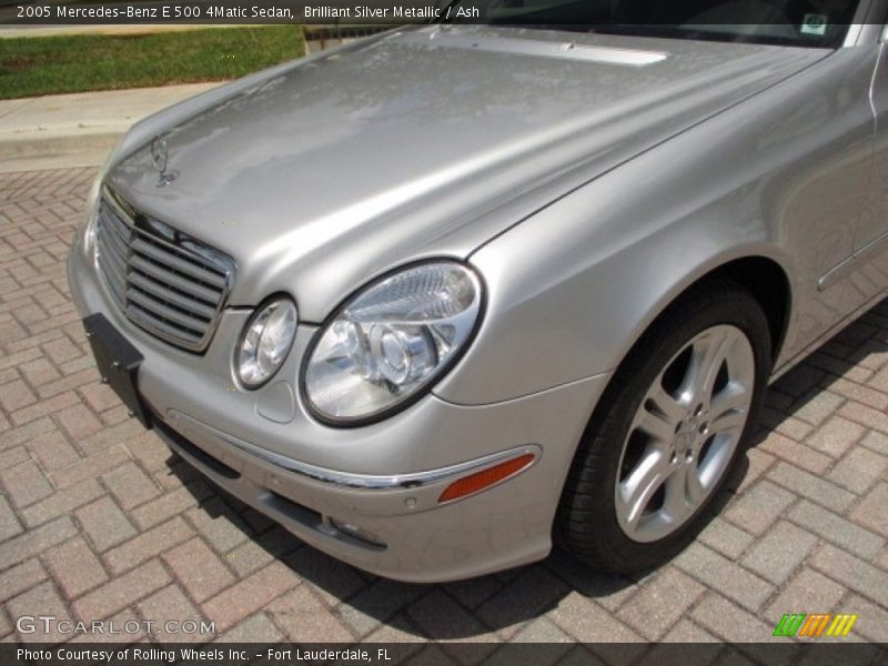 Brilliant Silver Metallic / Ash 2005 Mercedes-Benz E 500 4Matic Sedan
