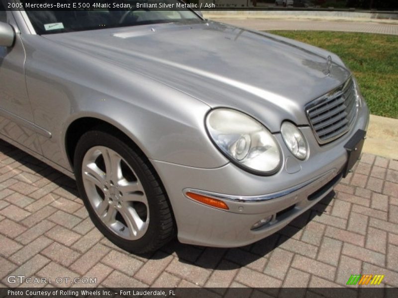 Brilliant Silver Metallic / Ash 2005 Mercedes-Benz E 500 4Matic Sedan