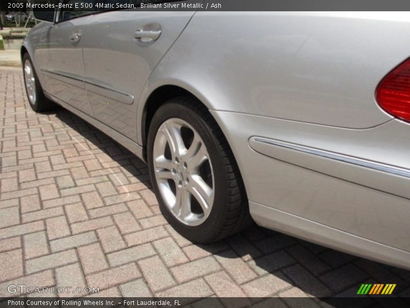 Brilliant Silver Metallic / Ash 2005 Mercedes-Benz E 500 4Matic Sedan