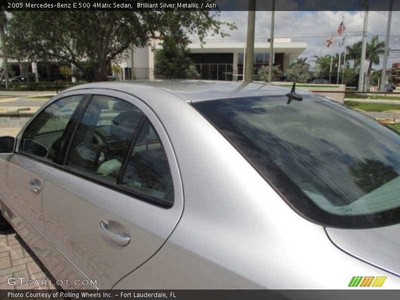 Brilliant Silver Metallic / Ash 2005 Mercedes-Benz E 500 4Matic Sedan